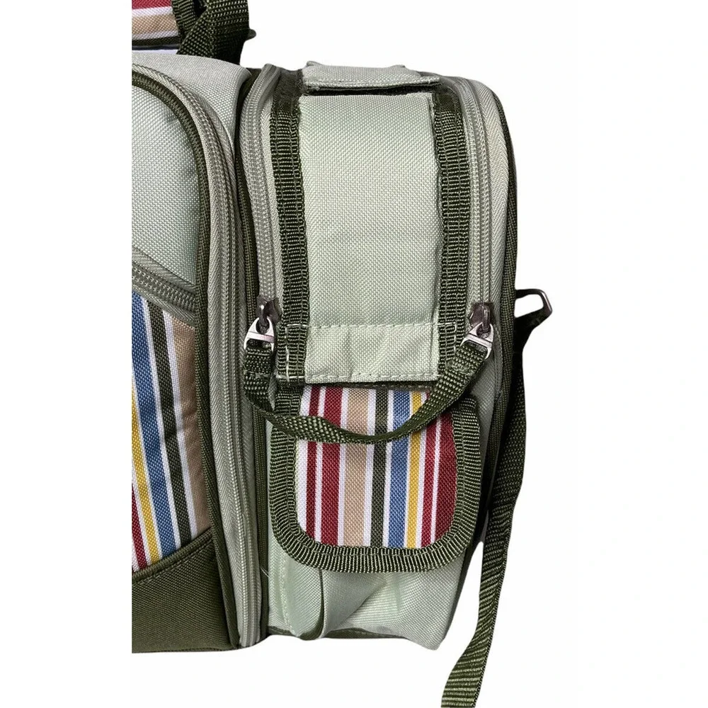 NEW Picnic Time Riviera Collection Malibu Insulated Picnic Cooler Tote For 2‎